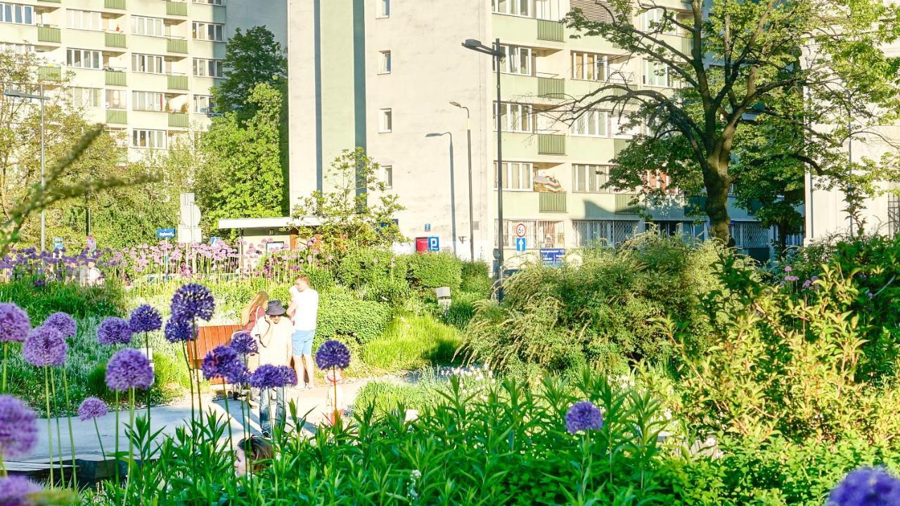 Sunny Apartment Warschau Exterior foto